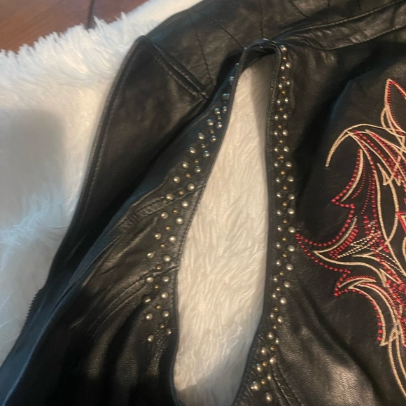 Harley-Davidson Vest embroidered and studded - Picture 14 of 17